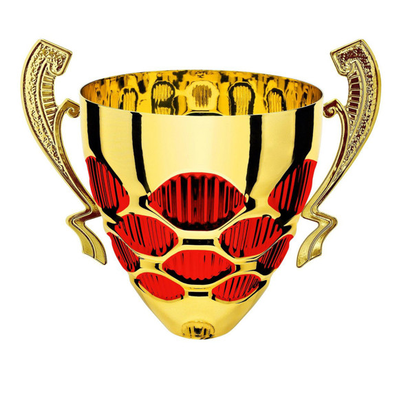 Immagine di CONO OCCHIALI GOLD-RED D. 140 LINEARE
