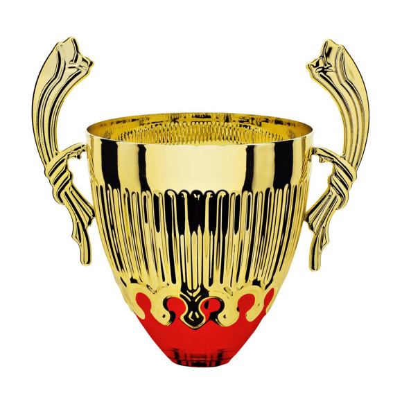 Immagine di CONO MERLETTO GOLD-RED D. 100 CORNUCOPIA