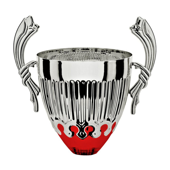 Immagine di CONO MERLETTO SILVER-RED D. 100 CORNUCOPIA