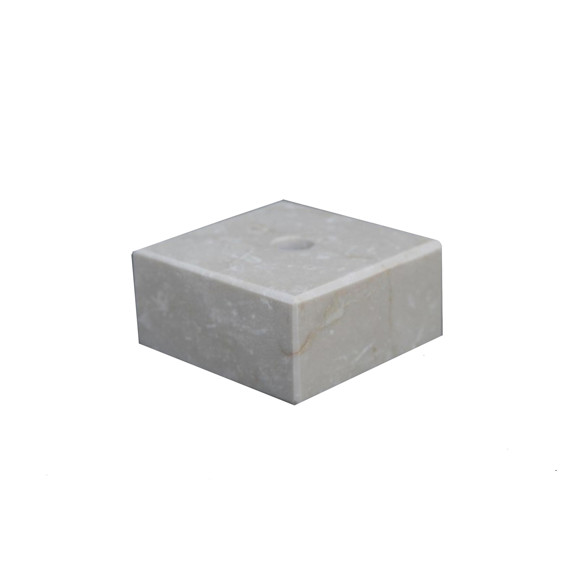 Immagine di Marble bases 7,5x5,5x2 white carrara (NO HOLE)