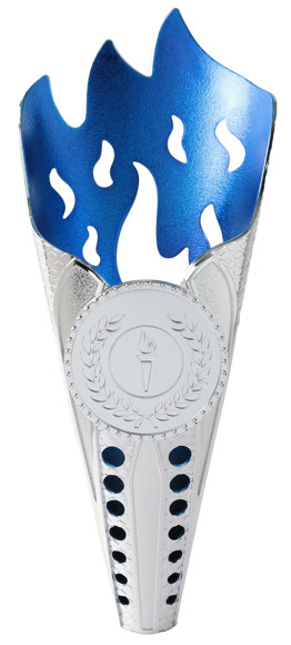 Immagine di Plastic Cup MAYON H235 W50 Silver Blue