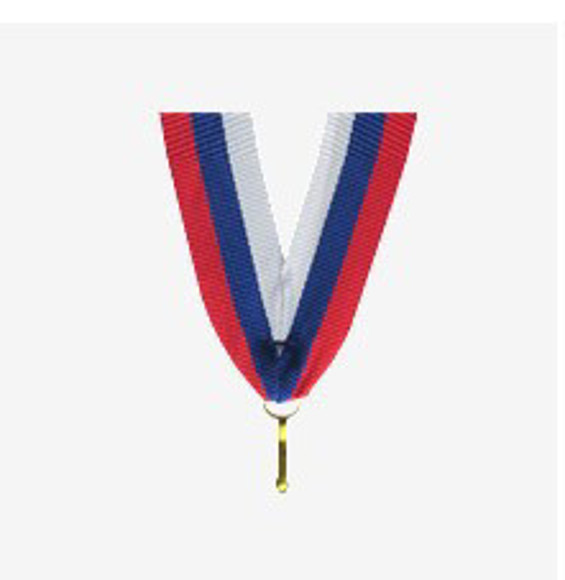 Immagine di RIBBON 22mm * 800mm RED BLUE WHITE