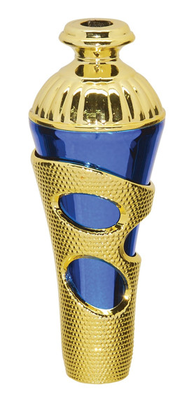Immagine di Plastic Spacer CHEDDAR w/lid Malaga H 116 GOLD/BLUE